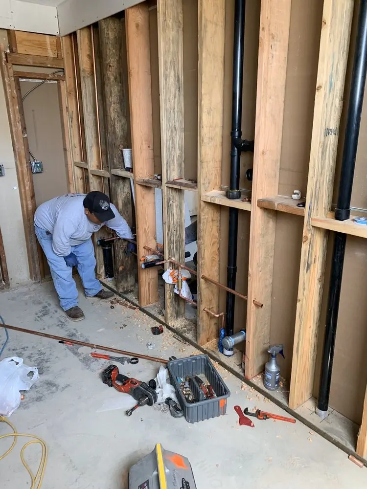 Commercial rough-in plumbing for Trenchless Sewer Repair in Miller Heights